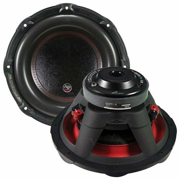 Audio Pipe Audio Pipe TXXBDC112 1200 watt Dual 4 Ohm 12 in. Max DVC Audiopipe Woofer TXXBDC112